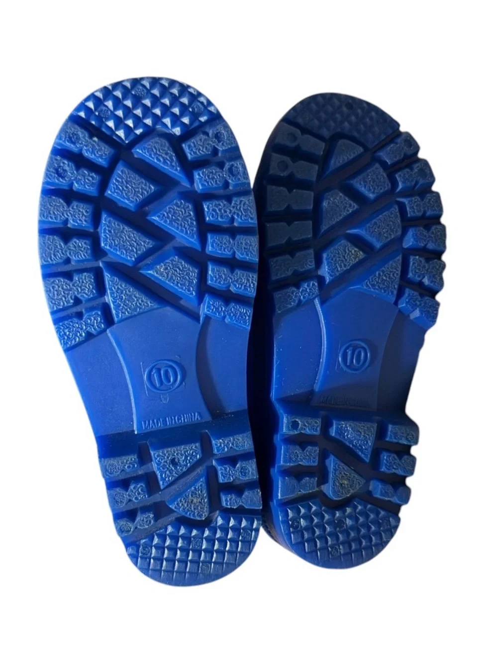 Kids Blue Rain Boots with Grip Sole